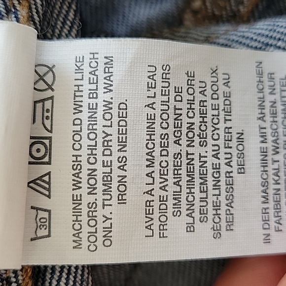 J Crew 30" blue denim jean midi skirt - Picture 5 of 5